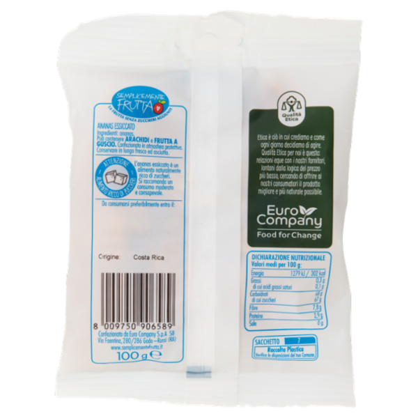 Semplicemente Frutta Ananas 100 g