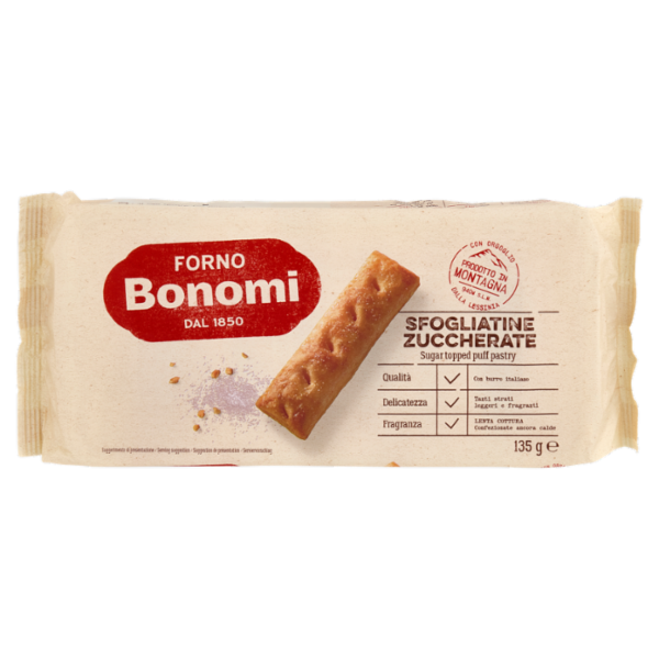 Forno Bonomi Sfogliatine Zuccherate 135 g