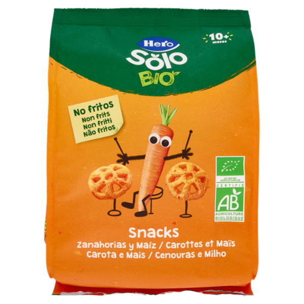 Hero Solo Bio Snacks Carota e Mais 40 g