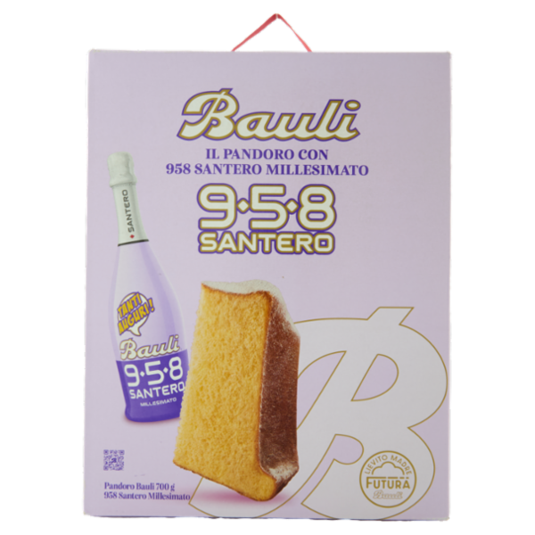 Bauli 958 Santero Pandoro Bauli 700 g + 958 Santero Millesimato 75 cl