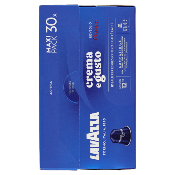 Lavazza crema e gusto Classico Compatibile con Nespresso Original 30 Capsule 171 g