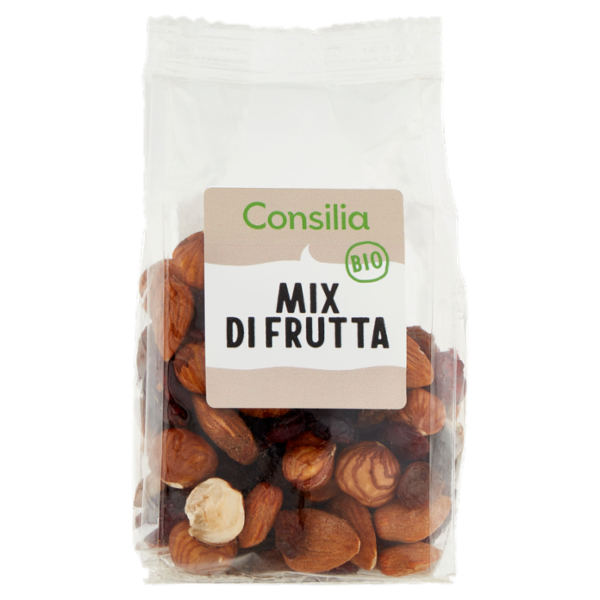 Consilia Mix Frutta Secca Sgusciata e Frutta Disidratata Biologica 125 g