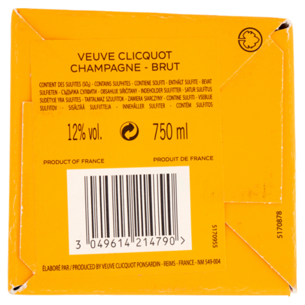 Veuve Clicquot Yellow Label 250 Anniversary Astuccio 75cl