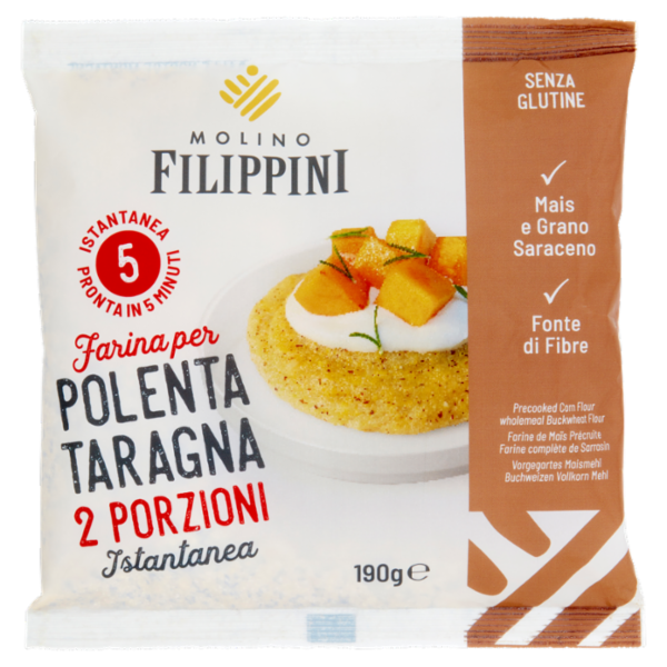 Molino Filippini Farina per Polenta Taragna Istantanea 190 g