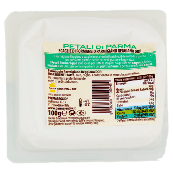 Parmareggio GranTerre Petali di Parma Parmigiano Reggiano DOP 100 g