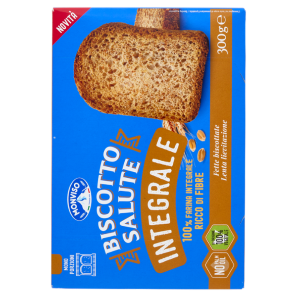 Monviso Biscotto Salute Integrale Fette biscottate 300 g
