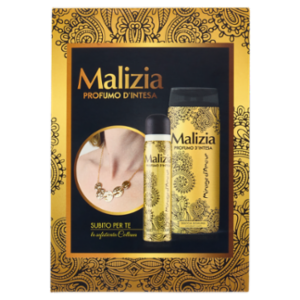 Malizia Profumo D'Intesa Mirage D'Amour Seduction Parfum Deodorant 100 ML + Doccia Schiuma 300 ML
