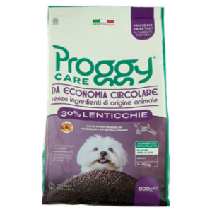 Proggy Care 30% Lenticchie Alimento Completo Cane Adulto Mini 1-10Kg 800 g