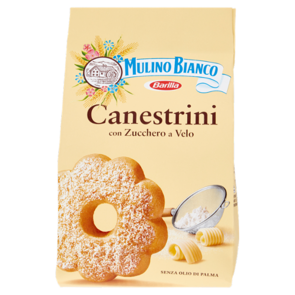 Mulino Bianco Canestrini Biscotti con Zucchero a Velo 200g