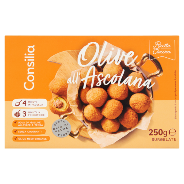 Consilia Olive Ripiene All'Ascolana Surgelate 250 g