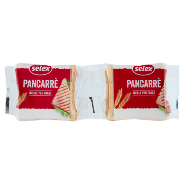 Selex Pane per Toast 6+6 Fette 220 g