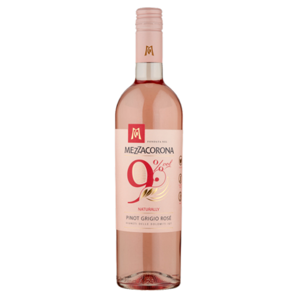 Mezzacorona 9% vol Pinot Grigio Rosé Vigneti delle Dolomiti IGT 75 cl