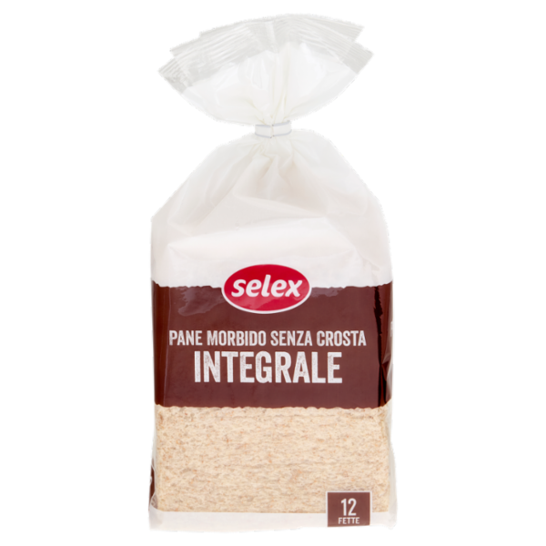 Selex Pan Soffice Morbido Senza Crosta Integrale 400 g