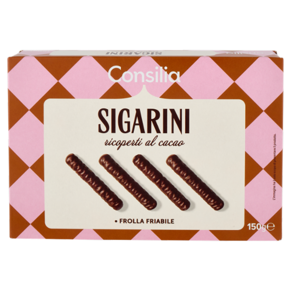 Consilia Sigarini Ricoperti al Cacao 150 g