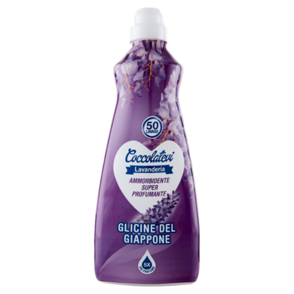 Coccolatevi Lavanderia Ammorbidente Super Profumante Glicine del Giappone 1250 ml