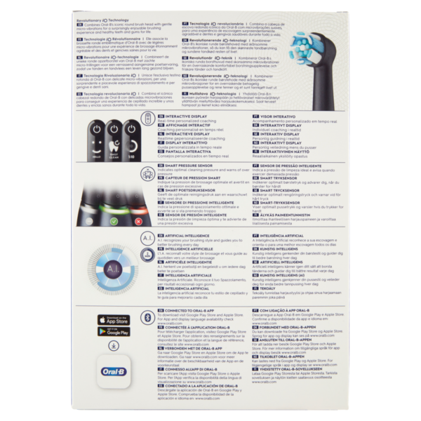 Oral-B iO-6N Spazzolino Elettrico Denti Ricaricabile Nero Lava con Custodia da Viaggio