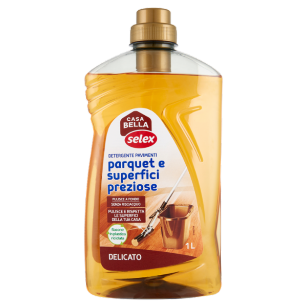 Selex Casa Bella Detergente per Pavimenti Parquet e Superfici Preziose 1 L