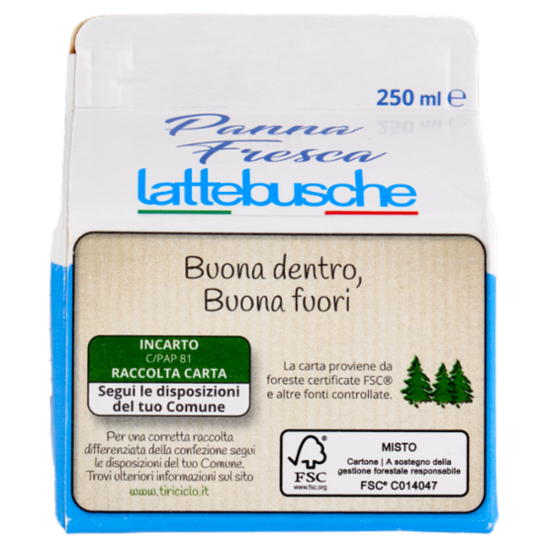 lattebusche Panna Fresca 250 ml