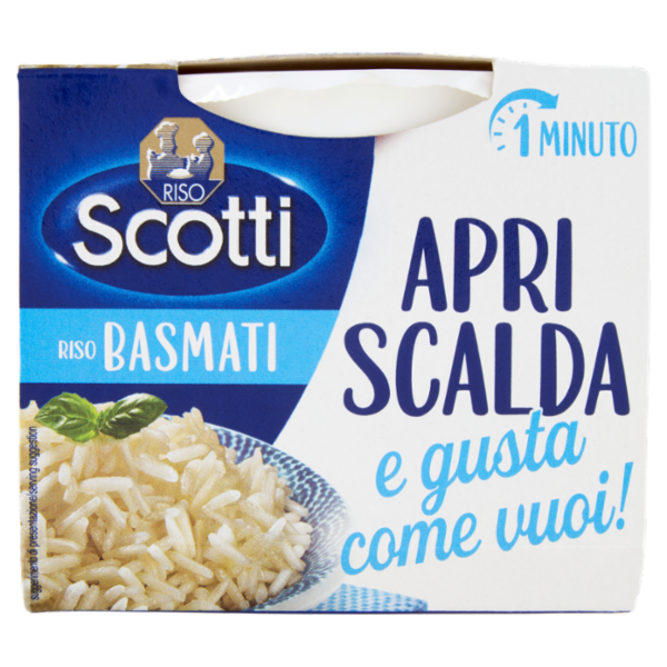 Riso Scotti Apri Scalda e gusta come vuoi! Riso Basmati 200 g