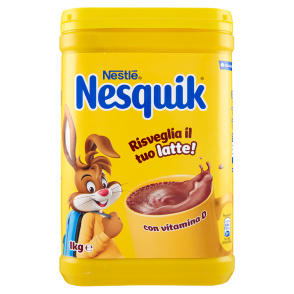 NESQUIK Preparato Solubile per Bevanda con Cacao Magro barattolo 1 Kg
