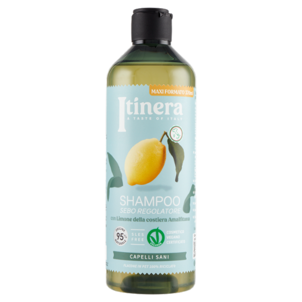 Itinera Shampoo Sebo Regolatore con Limone della costiera Amalfitana 370 ml
