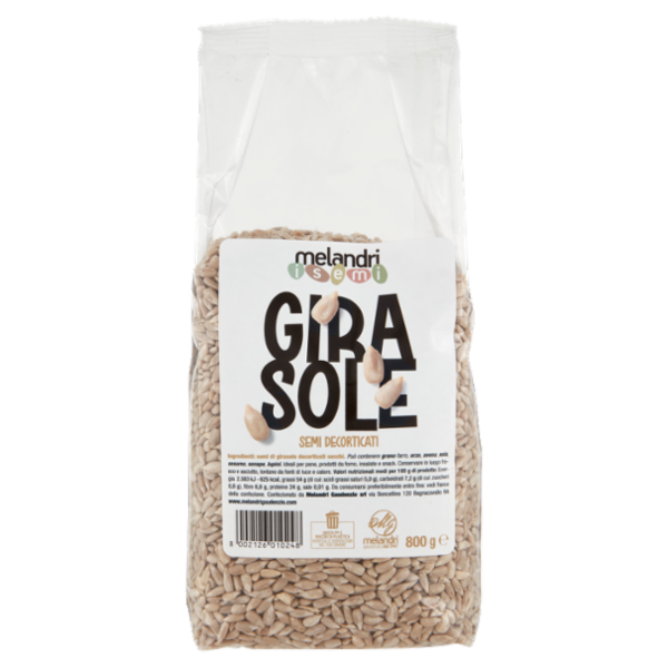 melandri i semi Girasole Semi Decorticati 800 g