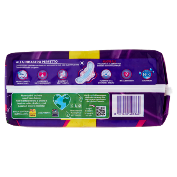 Lines Seta ultra lungo con ali 22 pz