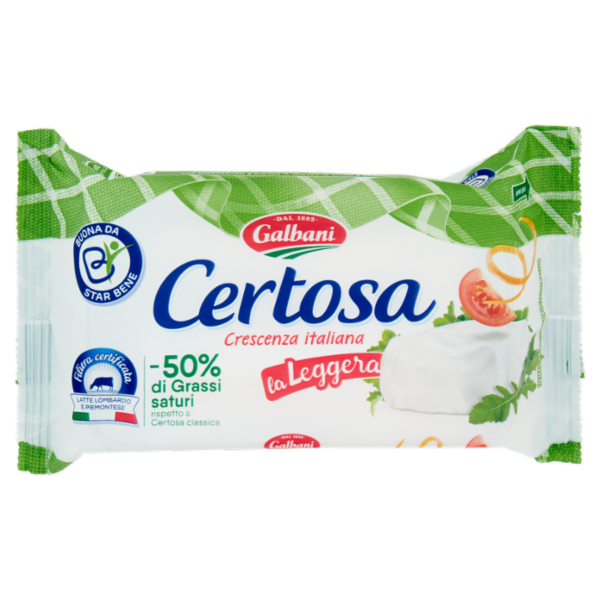 Galbani Certosa Crescenza italiana la Leggera 165 g