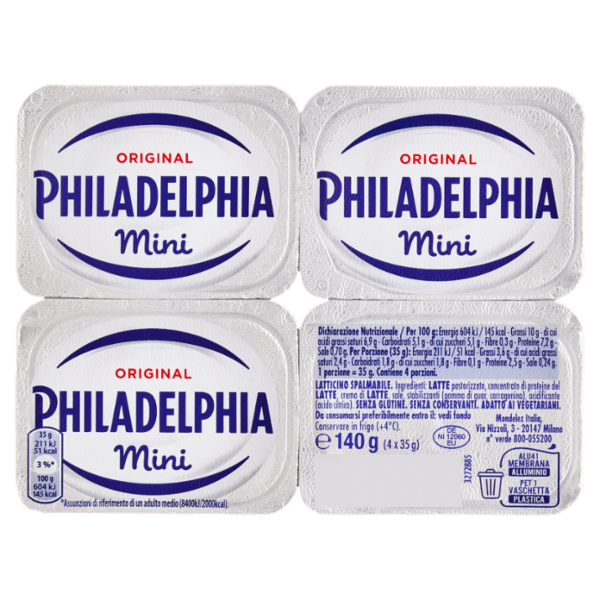 Philadelphia Original Mini formaggio fresco spalmabile - 4x35g