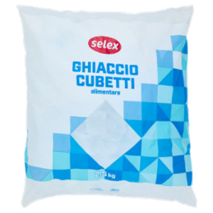 Selex Ghiaccio Cubetti Alimentare 2,5 Kg