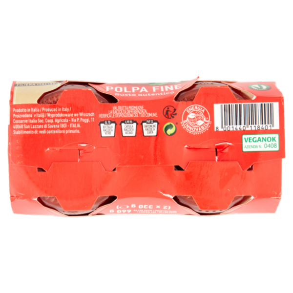 Valfrutta al Vapore Polpa Fine 2 x 330 g
