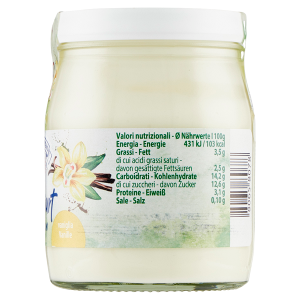 Sterzing Vipiteno bio yogurt da latte fieno vaniglia 150 g