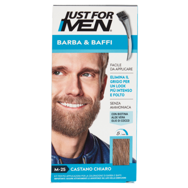 Just For Men Barba & Baffi M-25 Castano Chiaro