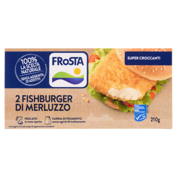FRoSTA 2 Fishburger di Merluzzo 210 g