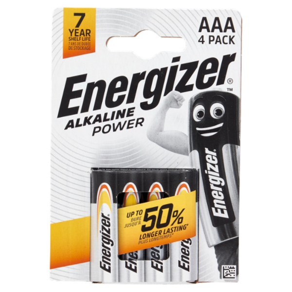 Energizer Alkaline Power AAA 4 pz