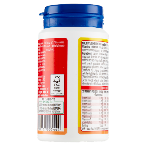 equilibra Multivitamine Minerali Difese Energia Sostegno 60 Compresse 73,4 g