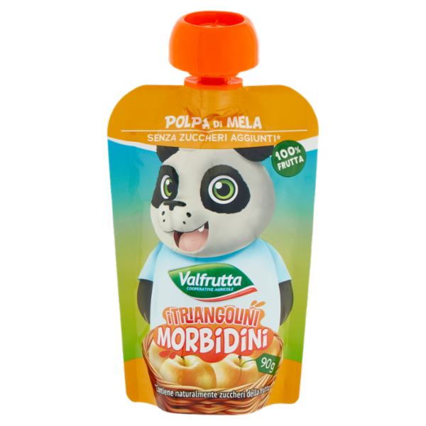 Valfrutta i Triangolini Morbidini Polpa di Mela Senza Zuccheri Aggiunti* 90 g