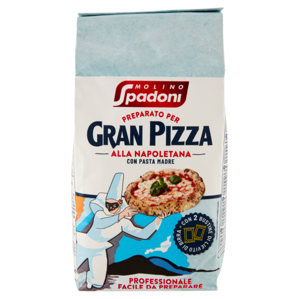 Molino Spadoni Preparato per Gran Pizza alla Napoletana 1018 g