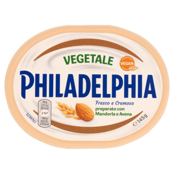 Philadelphia Vegetale preparazione spalmabile a base di Mandorla e Avena - 145g