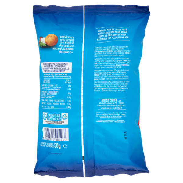 Amica Chips Pallina di mais gusto Pizza 50 g