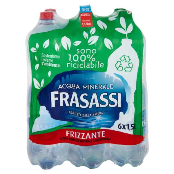 Frasassi Acqua Minerale Frizzante 6 x 1,5 L