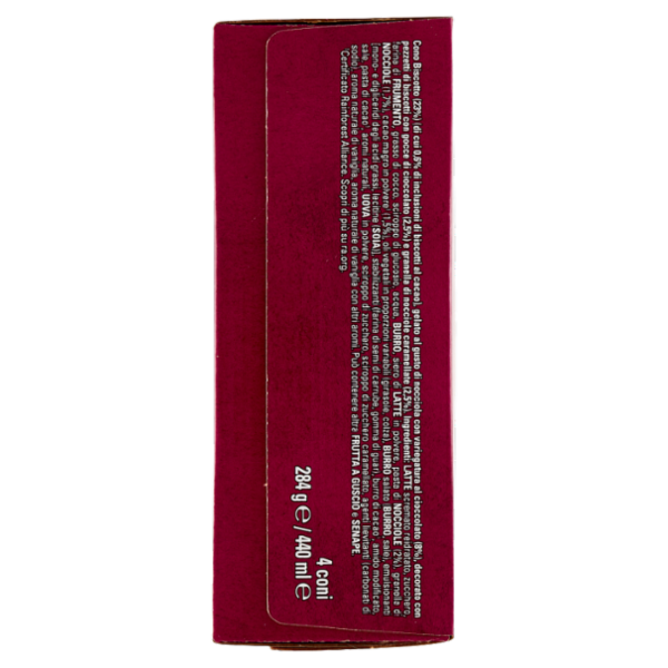 NESTLÉ Maxibon Cono di Croccante Biscotto Nocciola 4 x 71 g