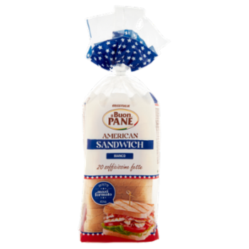 Il Buon Pane American Sandwich Bianco 20 Fette 825 g