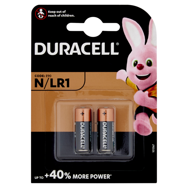 Duracell N Batteria Specialistica 6V confezione da 2 MN9100 E90 LR1