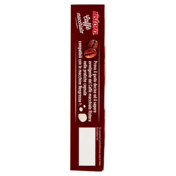 ristora Caffè macchiato capsule compatibili con macchine Nespresso* 10 x 3 g