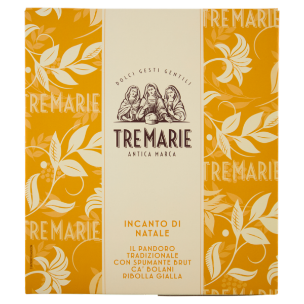 Tre Marie Incanto di Natale Pandoro Tradizionale 750g + Spumante Brut Ca' Bolani Ribolla Gialla 75cl