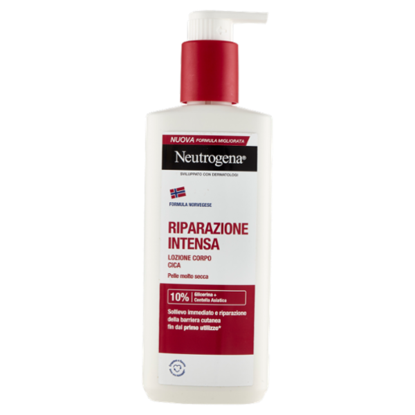 Neutrogena Riparazione Intensa Lozione Corpo Cica Pelle molto secca 250 ml