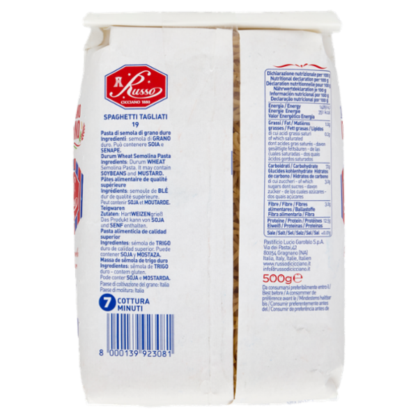 Russo Spaghetti Tagliati 19 500 g