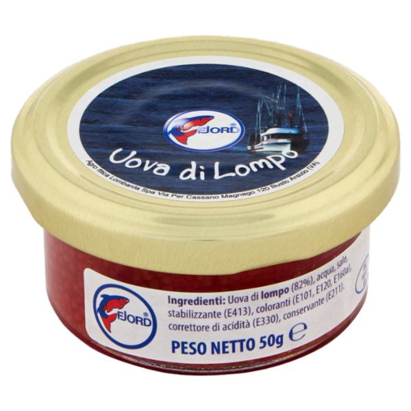 Fjord Uova di Lompo Rosse 50 g