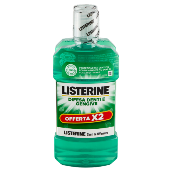 Listerine Difesa Denti e Gengive 2 x 500 ml